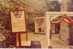 Johnnycake Village Entrance 1978