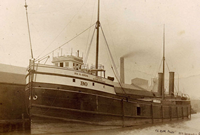 The steamer Ira H. Owen before the Mataafa Storm of 1905